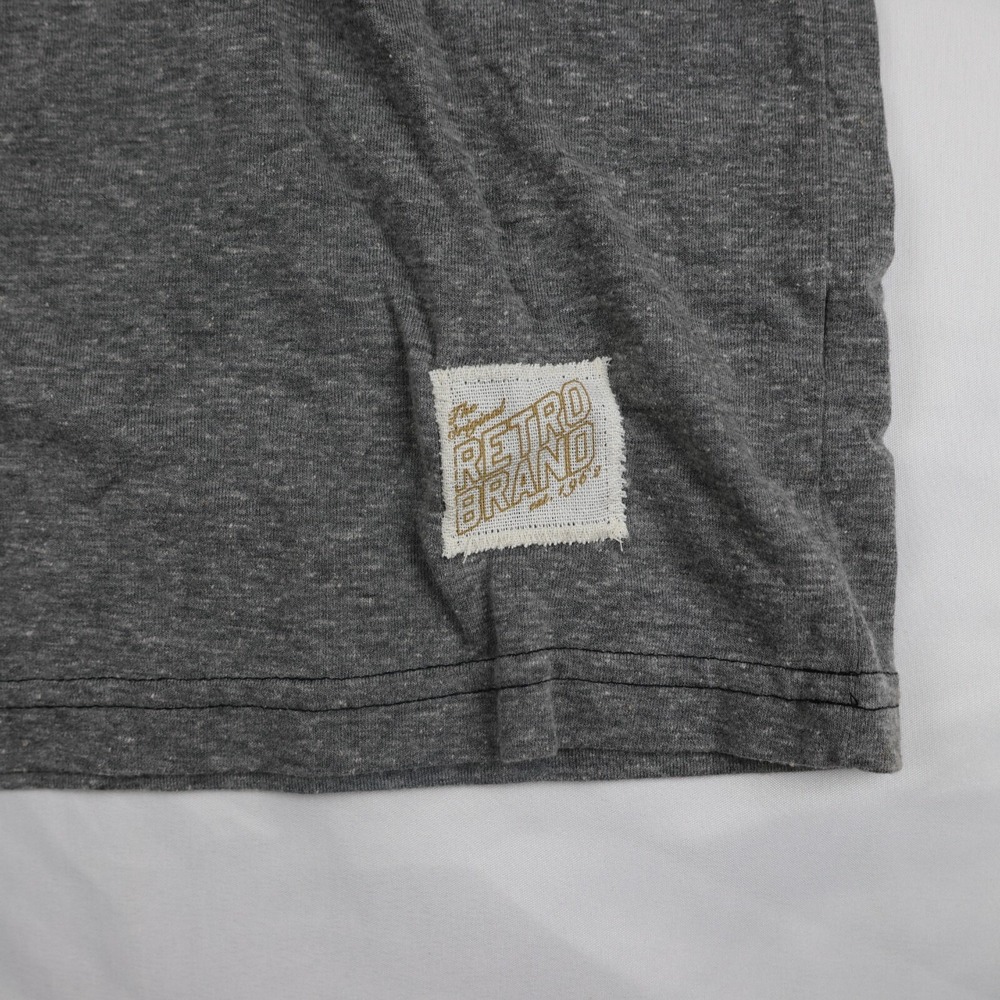 Retro Brand T-Shirt Mens Large Gray Chicopee Kansas Moochers Baseball Graphic - Picture 4 of 10